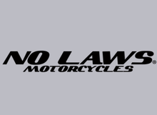 Load image into Gallery viewer, NO LAWS MOTORCYCLES - GREY - NO LAWS MOTORCYCLES