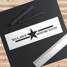 Load image into Gallery viewer, NO LAWS MOTORCYCLES STICKER TEST #5 - NO LAWS MOTORCYCLES
