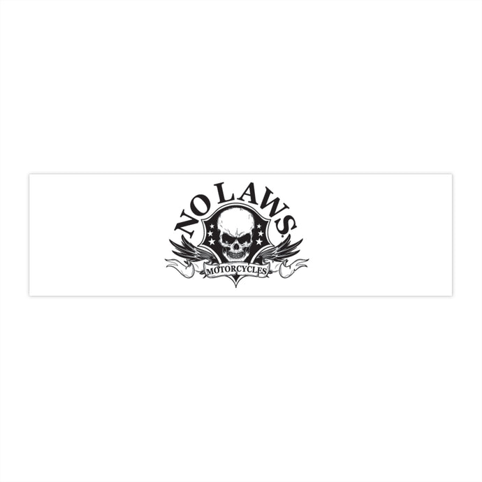 NO LAWS MOTORCYCLES STICKER TEST #5 - NO LAWS MOTORCYCLES