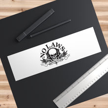 Load image into Gallery viewer, NO LAWS MOTORCYCLES STICKER TEST #5 - NO LAWS MOTORCYCLES