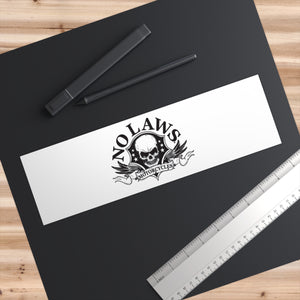 NO LAWS MOTORCYCLES STICKER TEST #5 - NO LAWS MOTORCYCLES