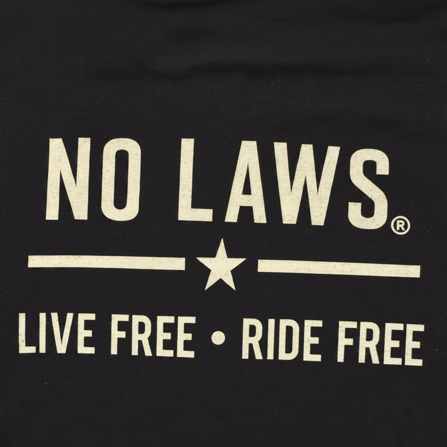 NO LAWS® Live Free • Ride Free Zip Hoodie - NO LAWS MOTORCYCLES