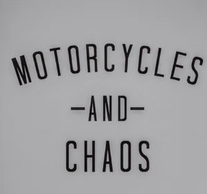 MOTORCYLES AND CHAOS - NO LAWS MOTORCYCLES
