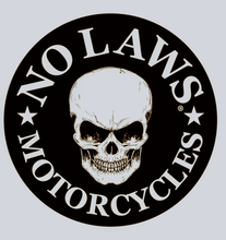 Load image into Gallery viewer, MOTORCYLES AND GUNS - GREY - NO LAWS MOTORCYCLES