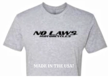 Load image into Gallery viewer, NO LAWS MOTORCYCLES - GREY - NO LAWS MOTORCYCLES